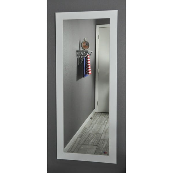 Full Body Wall Mirror american made rayne white satin 26 x 64-inch full body vanity wall Full Body Wall Mirror american made rayne white satin 26 x 64-inch full body vanity wall