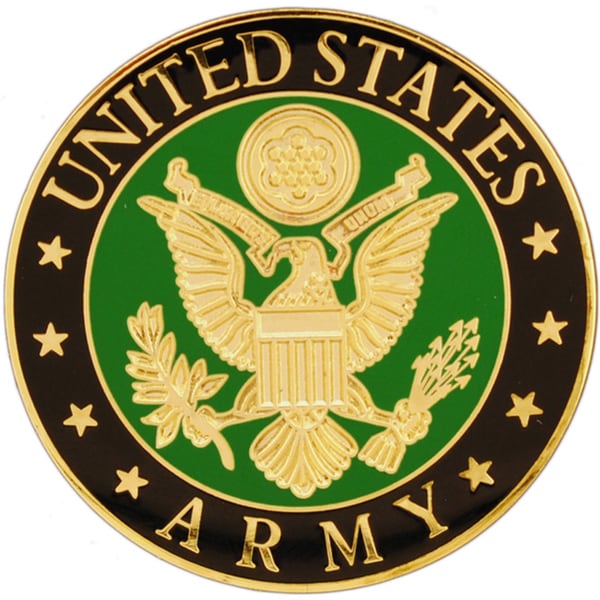 United States Army Logo Pin - 16649914 - Overstock.com Shopping - Big ...