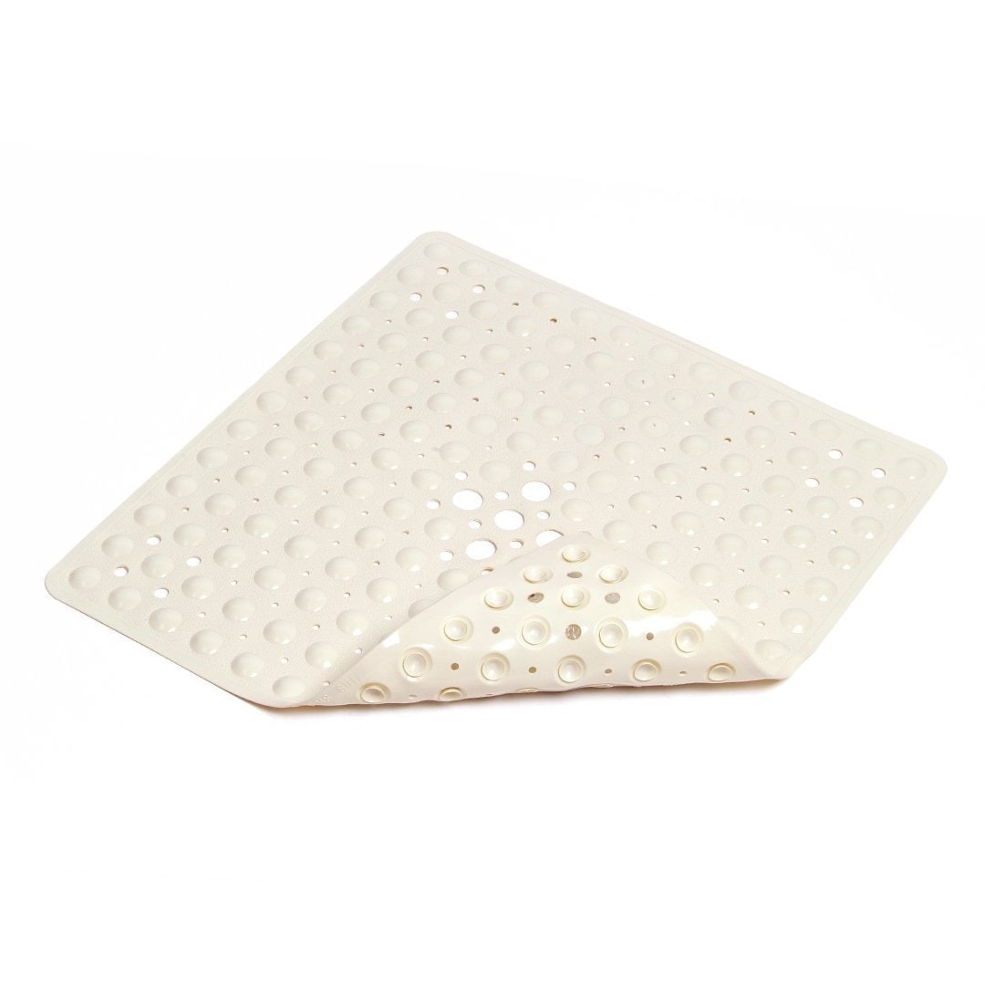 White Con-Tact Brand Grip Shower Mat 21 X 21 