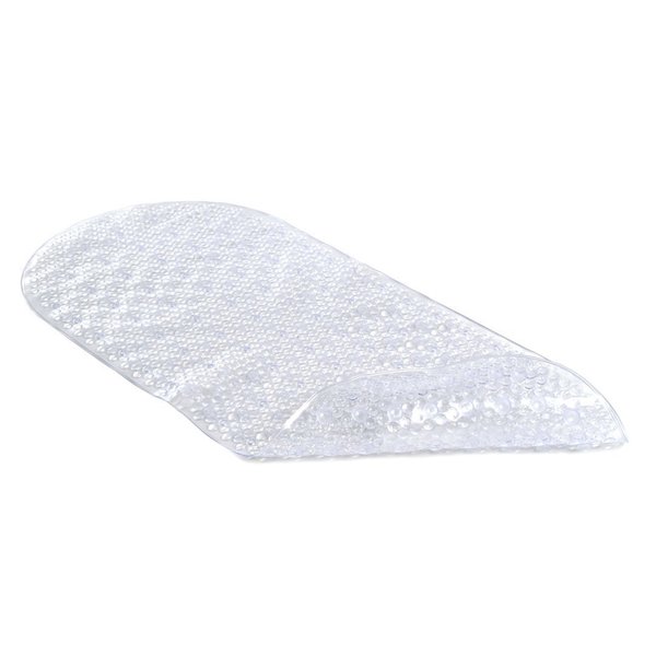 Con-Tact Brand Oval PVC Bubble Bath Mat 34.5'' x 15'' (Set of 4)