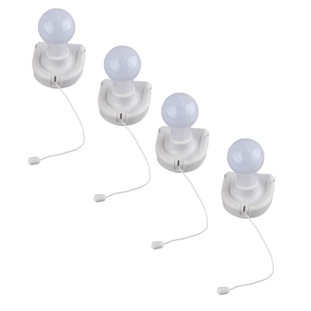 As Seen on TV LED Instant Portable Light Bulb (Set of 4) - White