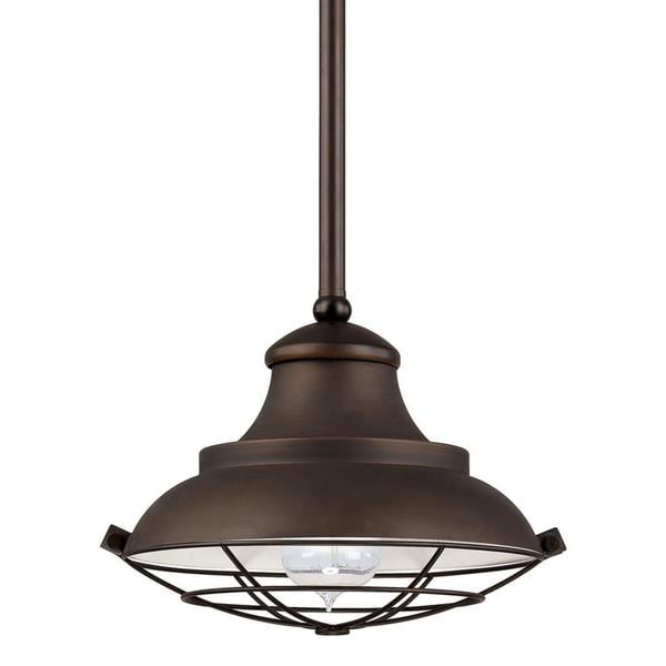 Urban 1 light Mini Pendant in Burnished Bronze