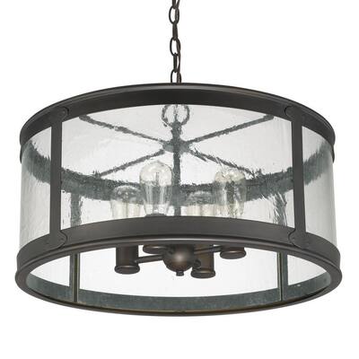 Dylan 4-light Old Bronze Outdoor Pendant