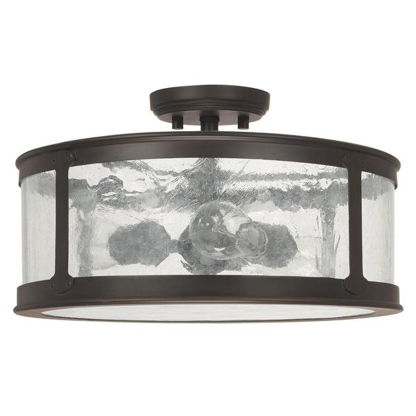 Capital Lighting Dylan Collection 3 light Old Bronze Outdoor Semi
