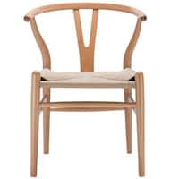 Poly and Bark Weave Chair in Natural