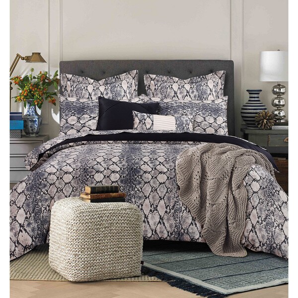 Shop Tribeca Living Kenya 5piece Snake Printed Egyptian Cotton Duvet