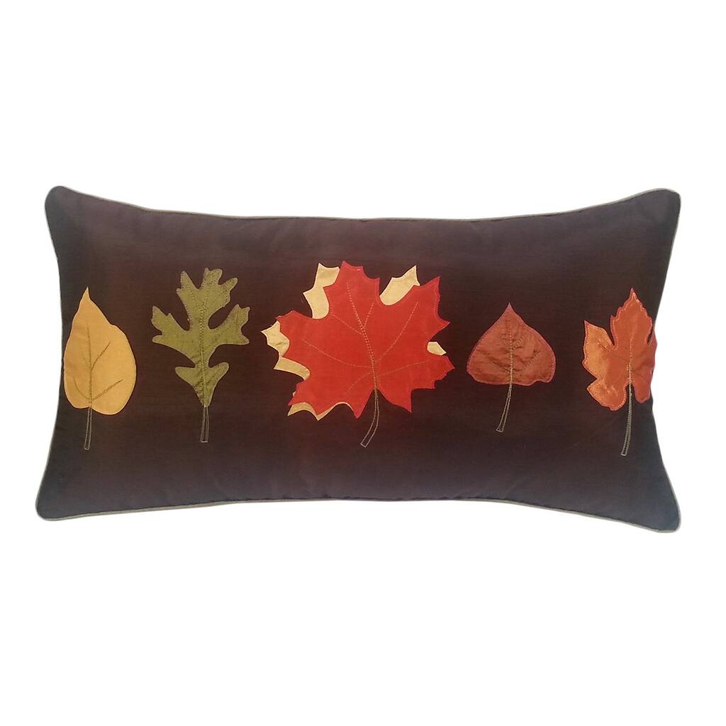 EDIE Autumn Leaves 14x26-inch Pillow