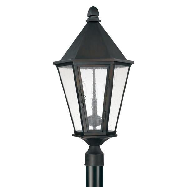 Capital Lighting Spencer Collection 3 Light Old Bronze Outdoor Capital Lighting Spencer Collection 3 Light Old Bronze Outdoor Post Lantern