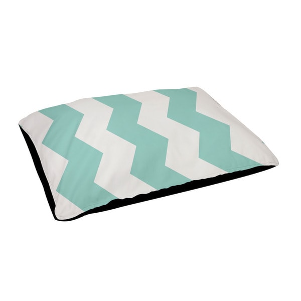 28 x 48 inch Indoor Chevron Print Dog Bed