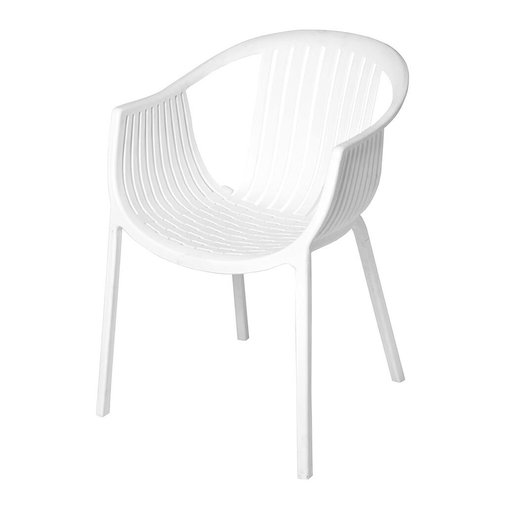 Rowan White Stackable Accent Chair (Set of 2)