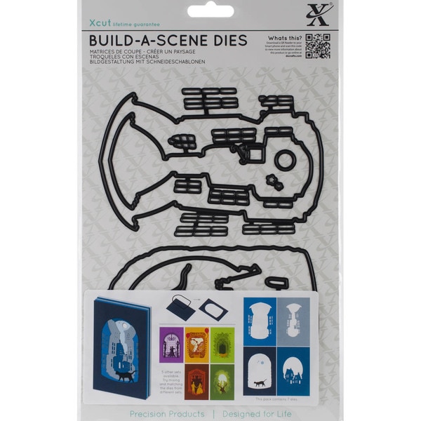 Xcut Build A Scene Dies 5/Pkg Shadow Box Fairground