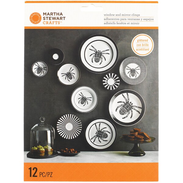 Shop Gothic Lace Mirror Clings 12/PkgSpider Free Shipping On Orders