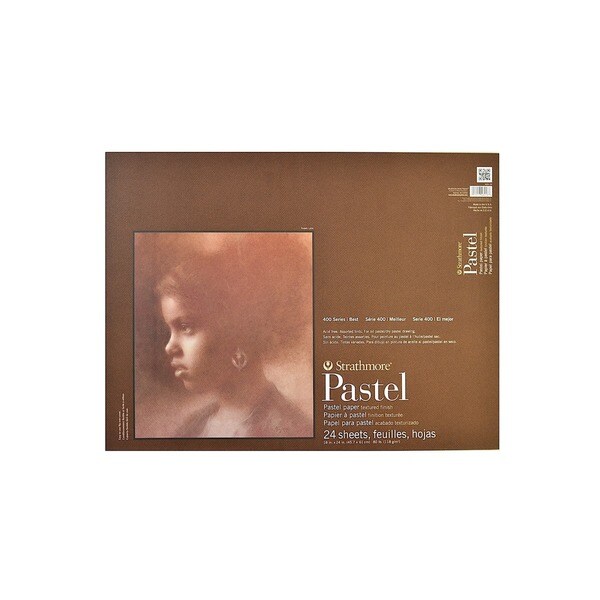 Shop Strathmore Assorted Color Pastel Paper Pad 18X2480lb 24 Sheets