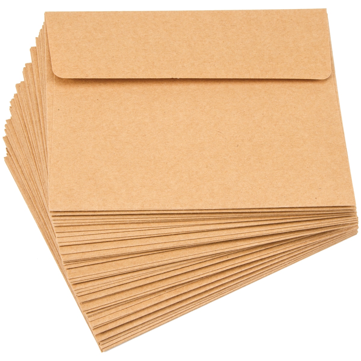 Leader Paper Products White 6 inch Square Envelopes (Case of 25