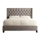 preview thumbnail 9 of 13, Naples Wingback Button Tufted Upholstered King Bed by iNSPIRE Q Artisan