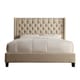 preview thumbnail 12 of 13, Naples Wingback Button Tufted Upholstered King Bed by iNSPIRE Q Artisan