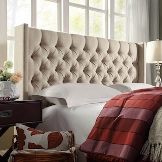 Naples Full-size Wingback Button-tufted Headboard by iNSPIRE Q Artisan