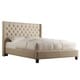 preview thumbnail 5 of 11, Naples Wingback Button Tufted Upholstered Bed by iNSPIRE Q Artisan