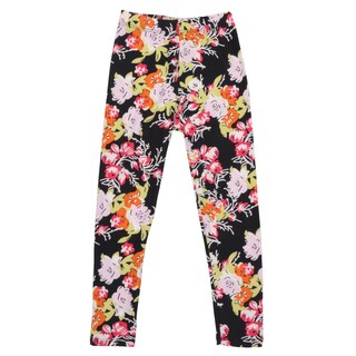 Hailey Jeans Co. Girl's Soft Floral Print Leggings | Overstock ...