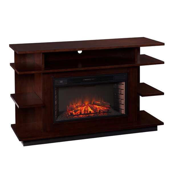 Upton Home Wellman 63 inch Espresso/Ebony Stain Media Electric