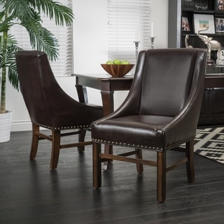 James Leather Dining Chair Christopher Knight