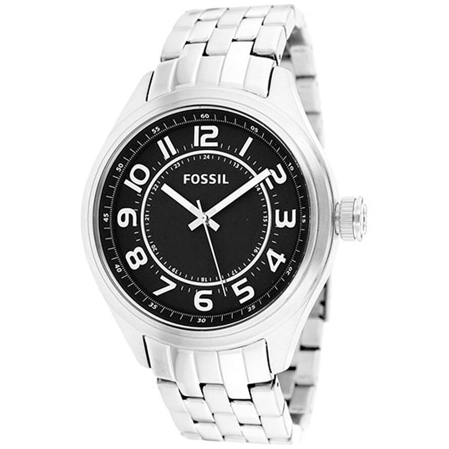 Fossil Men's BQ1037 Asher Three-Hand Stainless Steel Watch