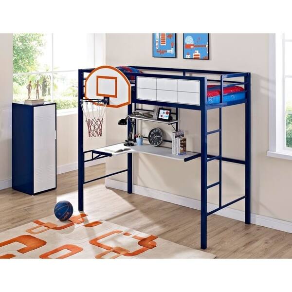 Shop Powell All Star Basketball Bed Bunk Bed Overstock 9480096