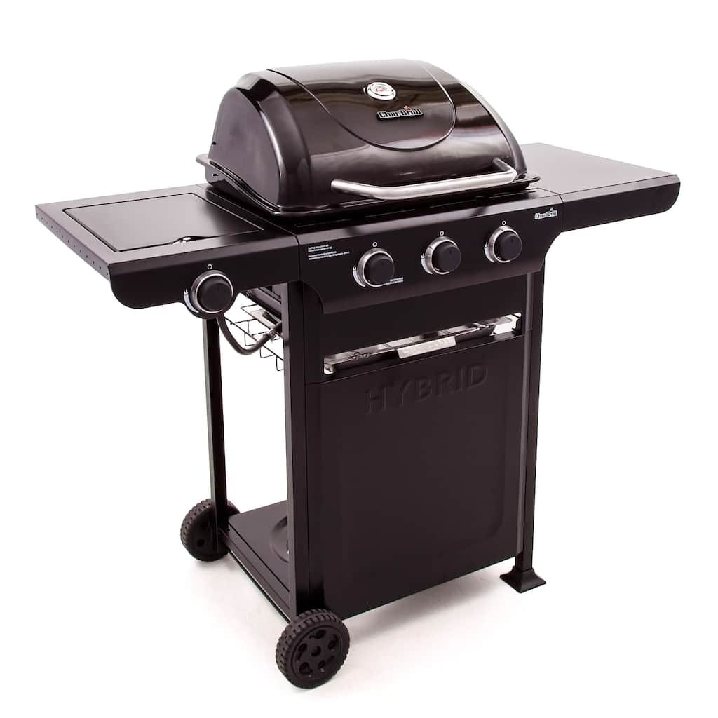 Char-Broil Matte Black Charcoal/ Gas Hybrid Grill