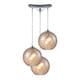 preview thumbnail 1 of 1, Elk Lighting Watersphere 3-light Polished Chrome Pendant
