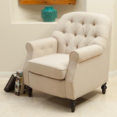 Hemsley Fabric Club Chair by Christopher Knight Home