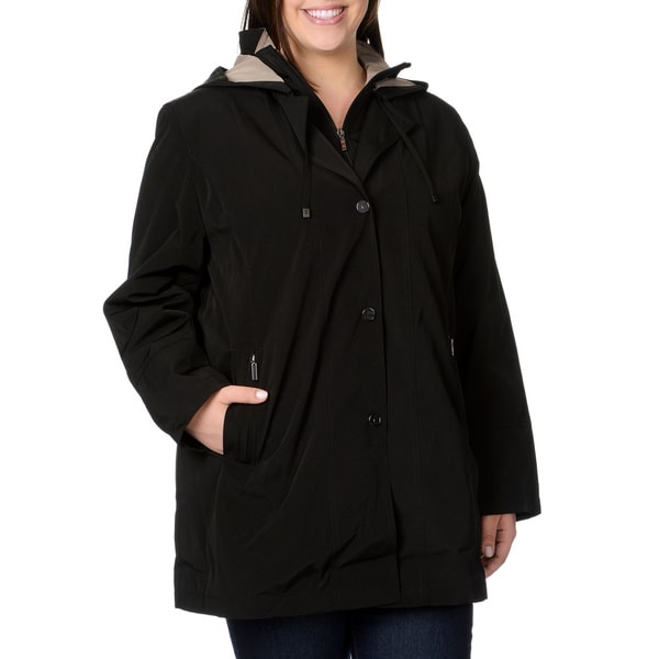 plus size stadium coat