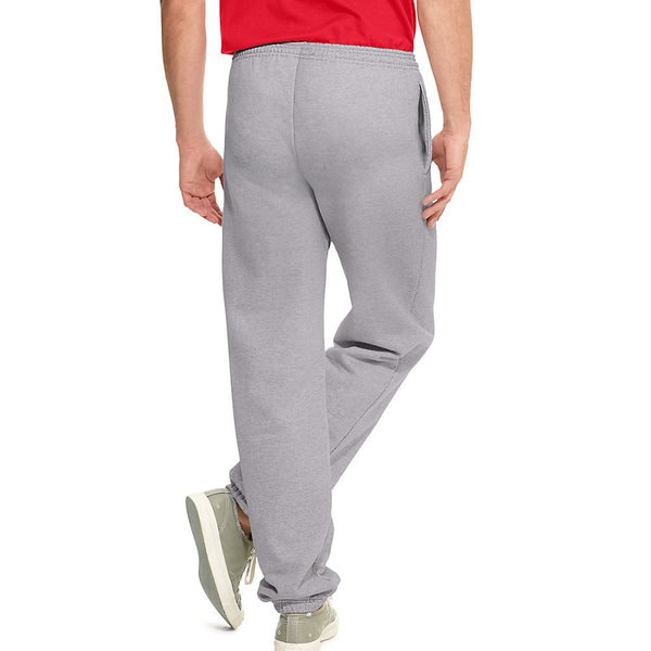 champion men's elastic hem eco fleece sweatpant