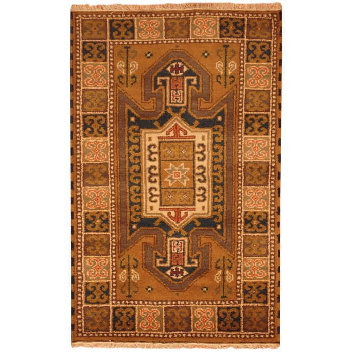 Handmade One-of-a-Kind Kazak Wool Rug (India) - 3' x 5'