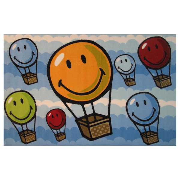 Up, Up and Away Multicolored Accent Rug (3'3 x 4'8) - 3'3" x 4'8"