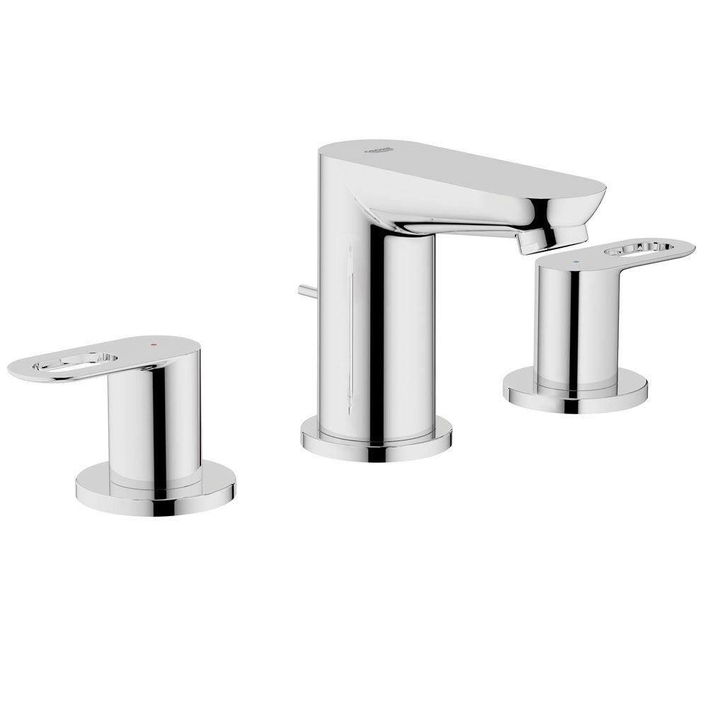 Grohe Starlight Chrome Baucosmopolitan BauLoop Wideset Bathroom Faucet