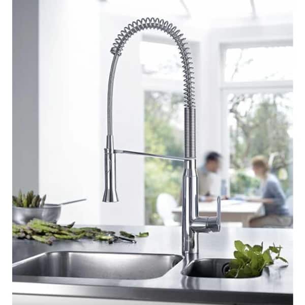 Shop Grohe K7 Single Handle Kitchen Faucet Overstock 9486974