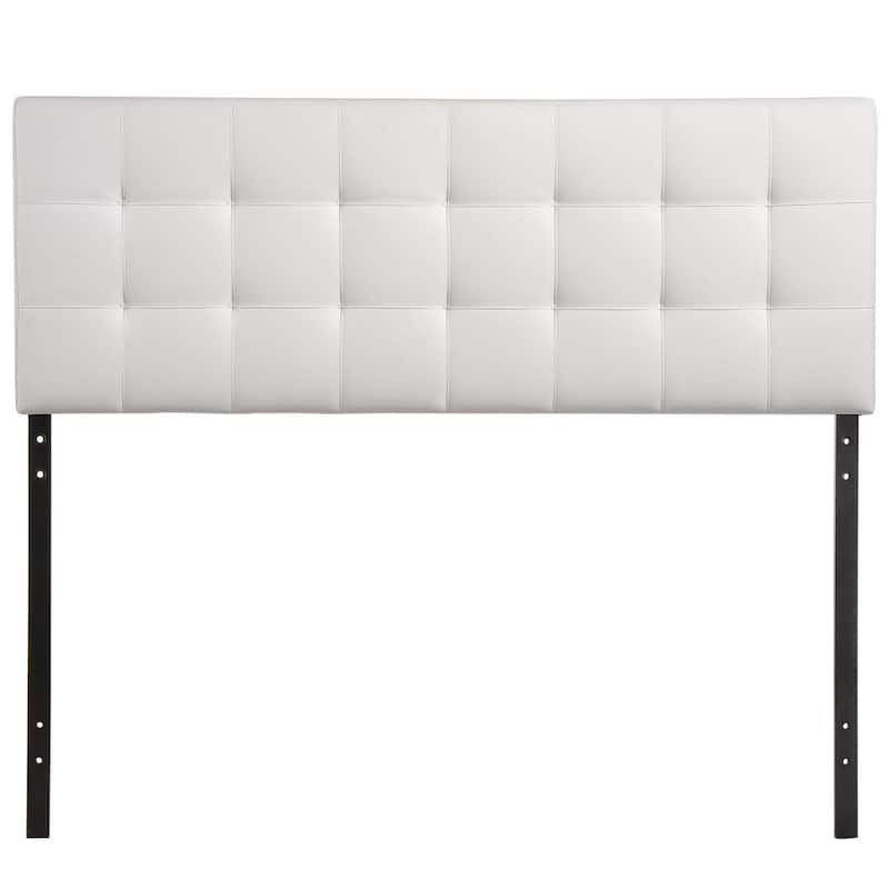 Porch & Den Maltman King-size Vinyl Headboard - White
