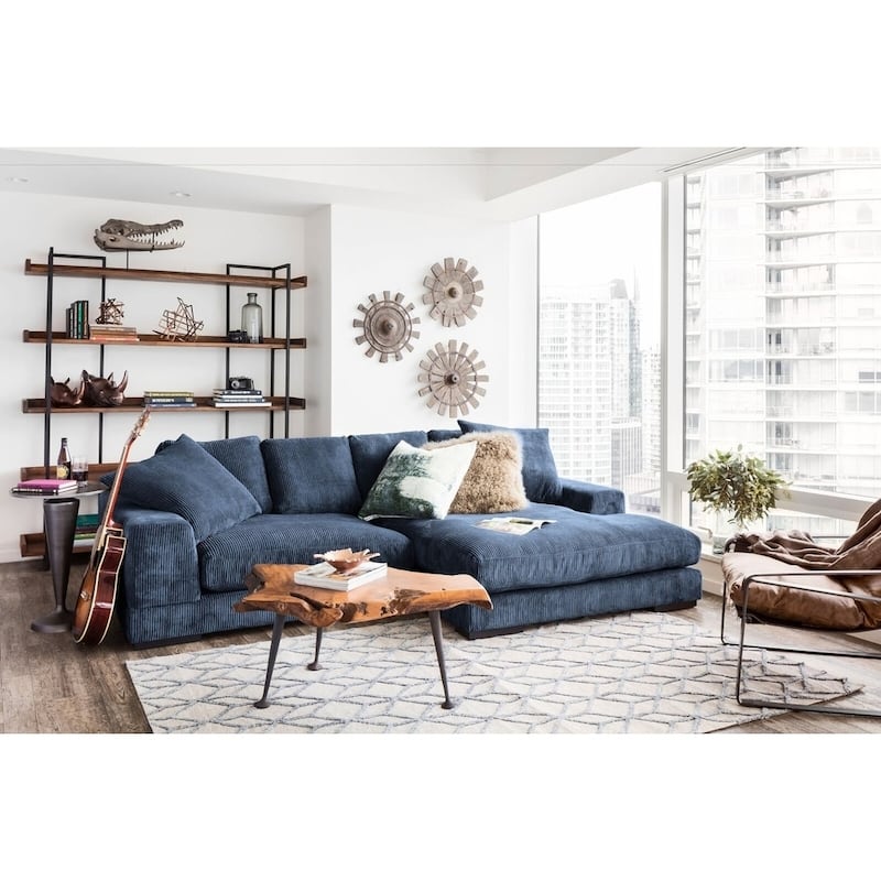 Aurelle Home Reversible Contemporary Sectional Sofa