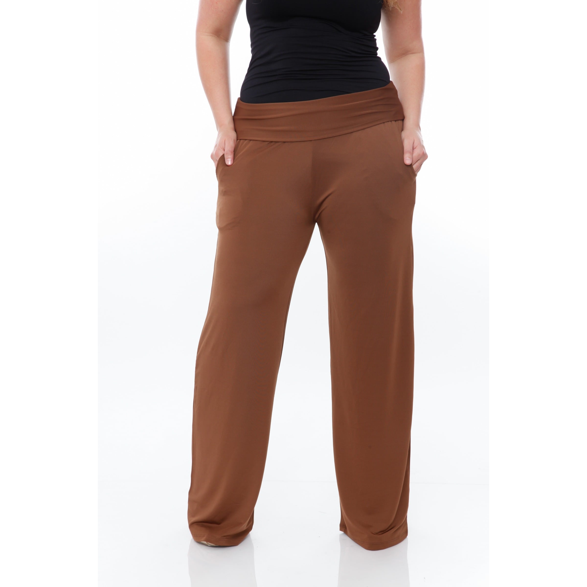 plus size white palazzo pants