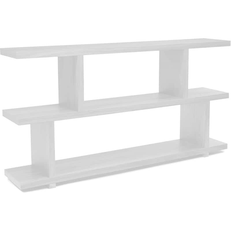 Aurelle Home Open Style Wood Storage Bookcase - White