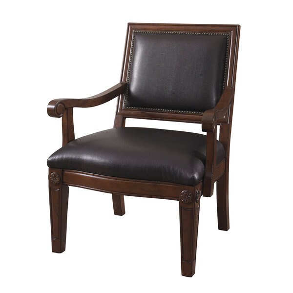 leather chair with wood arms brown leather powell brown bonded leather chair with wood arms shop free leather chair with wood arms brown leather powell brown bonded leather chair with wood arms shop free