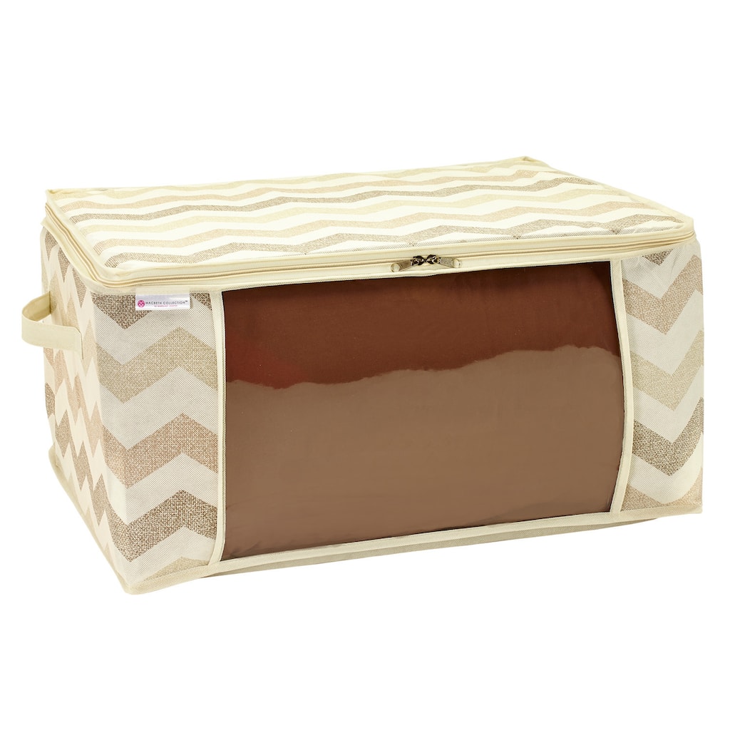 The Macbeth Collection Textured Chevron Printed Blanket Bag