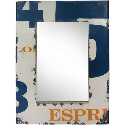 Aurelle Home Multi-colored Wall Mirror - Yellow