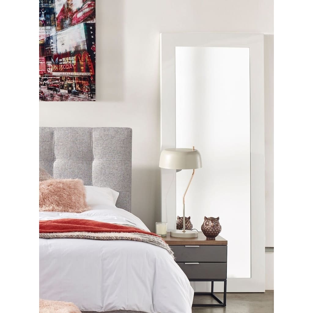 Aurelle Home Large Framed Wall Mirror