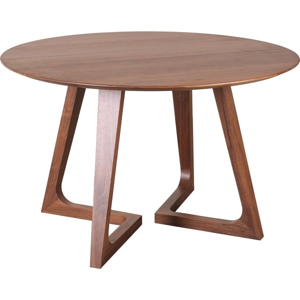 modern solid walnut dining table