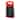 BergHOFF Non-Stick Stainless Steel 10" Box Grater, Red and Black