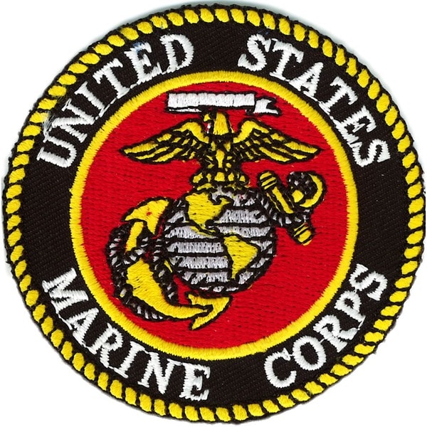 Shop US Marine Corps 4 Inch Embroidered Patch - On Sale - Free Shipping ...