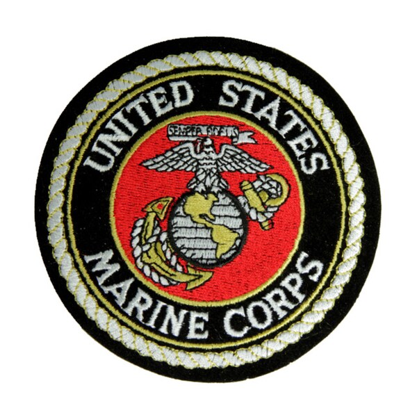 US Marine Corps Extra Small Embroidered Patch - 16669741 - Overstock ...