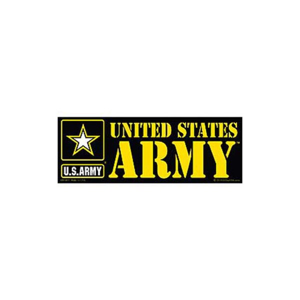 Shop US Army Logo Bumper Sticker - On Sale - Free Shipping On Orders ...