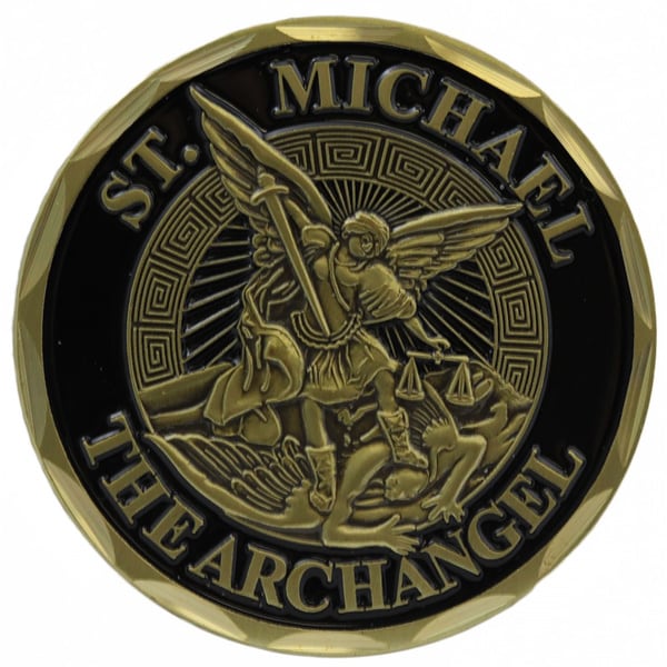 St. Michael The Archangel Infantry Challenge Coin - 16669956 ...